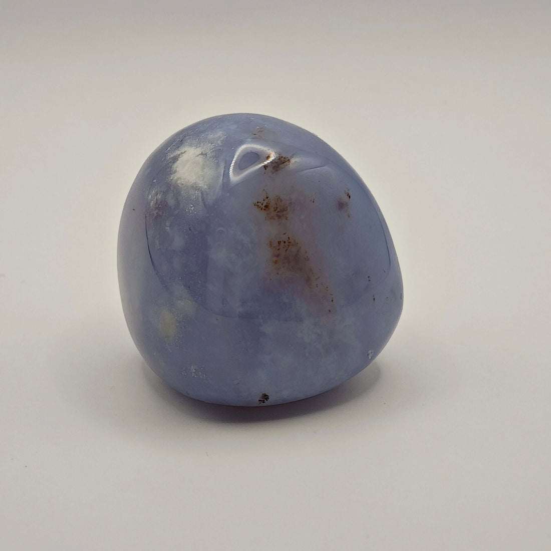 Calcédoine Bleue sur Gangue - Libre 1 - Oracles & Lunes