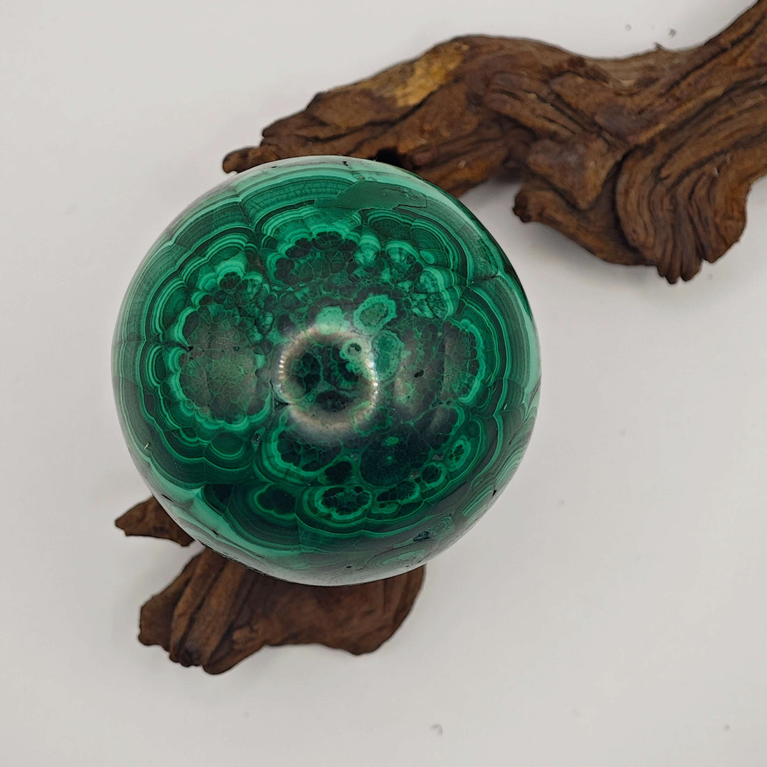 Malachite - EXTRA - Sphère - 214g - Oracles &amp; Lunes