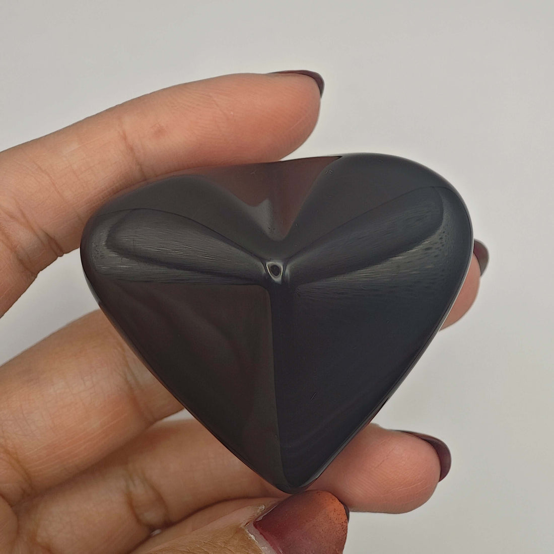 Obsidienne Œil Céleste - AA - Cœur - Oracles & Lunes