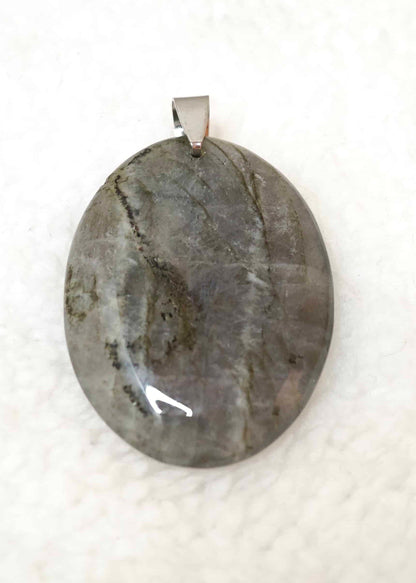 Pendentif Labradorite Violette - AA - Ovale - Oracles &amp; Lunes