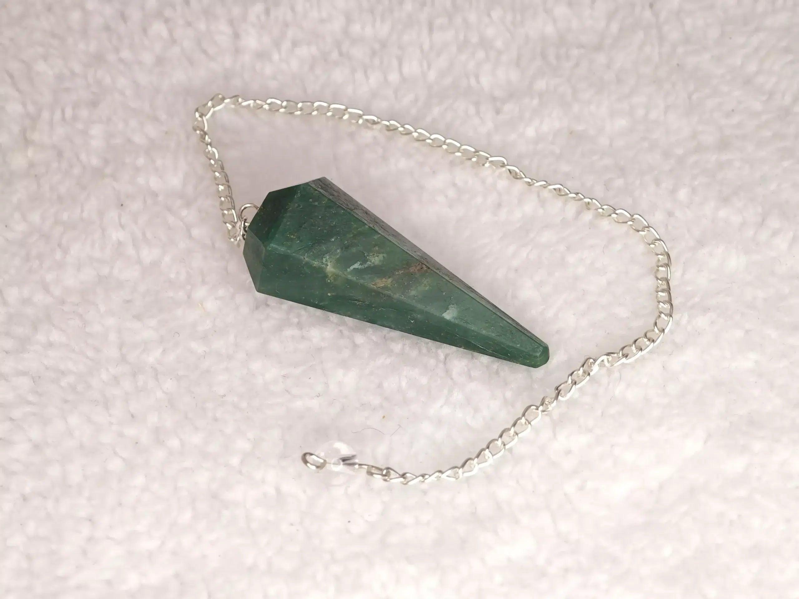 Pendule - Jade - A - Cône - Oracles &amp; Lunes
