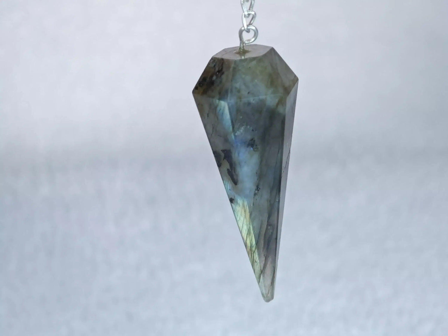 Pendule - Labradorite - A - Cône - Oracles &amp; Lunes