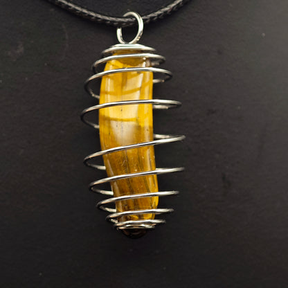 Pendentif Oeil de Tigre - Extra - Cage - Oracles &amp; Lunes