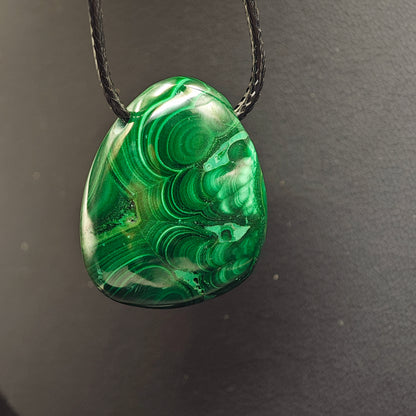 Pendentifs -Malachite - EXTRA - Sans Bellière - Oracles &amp; Lunes