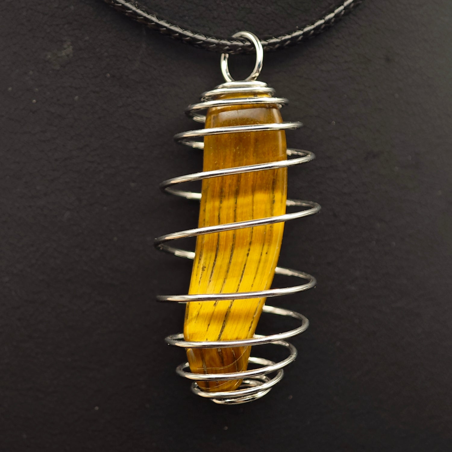 Pendentif Oeil de Tigre - Extra - Cage - Oracles &amp; Lunes