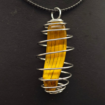Pendentif Oeil de Tigre - Extra - Cage - Oracles &amp; Lunes