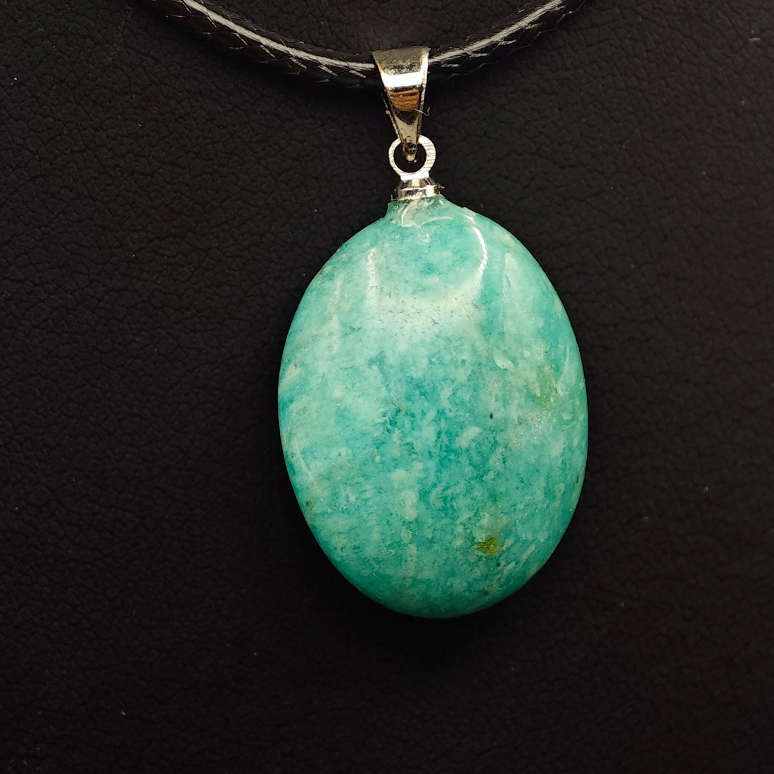 Pendentif Amazonite - AA - Pierre roulée - Oracles &amp; Lunes