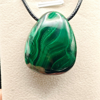 Pendentifs -Malachite - EXTRA - Sans Bellière - Oracles &amp; Lunes