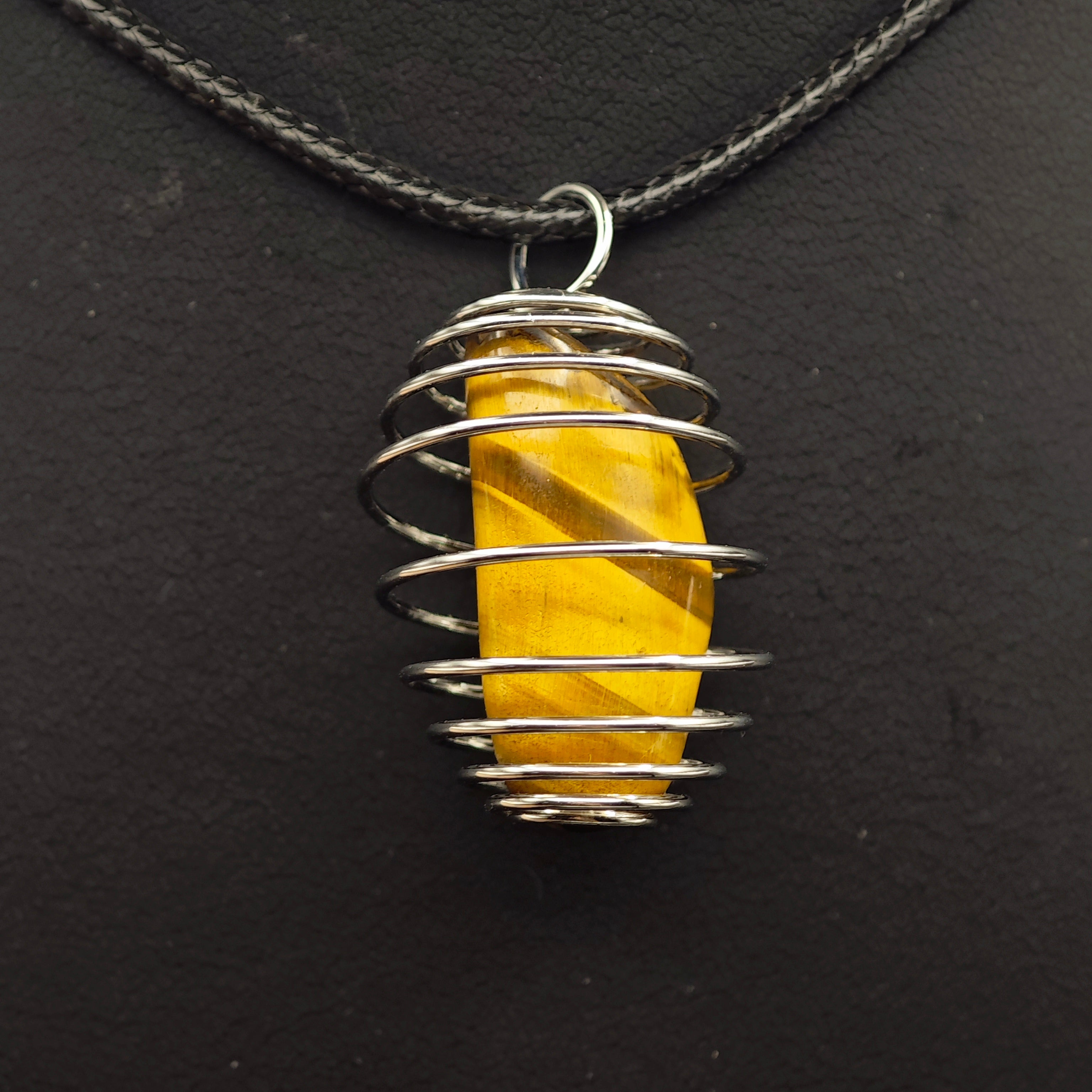 Pendentif Oeil de Tigre - Extra - Cage - Oracles &amp; Lunes