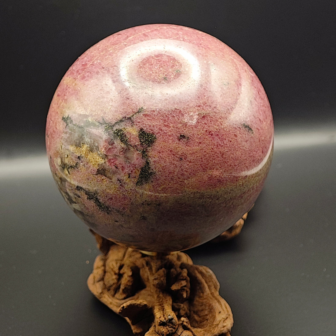 Sphère - Rhodonite - EXTRA - 793g - Oracles &amp; Lunes