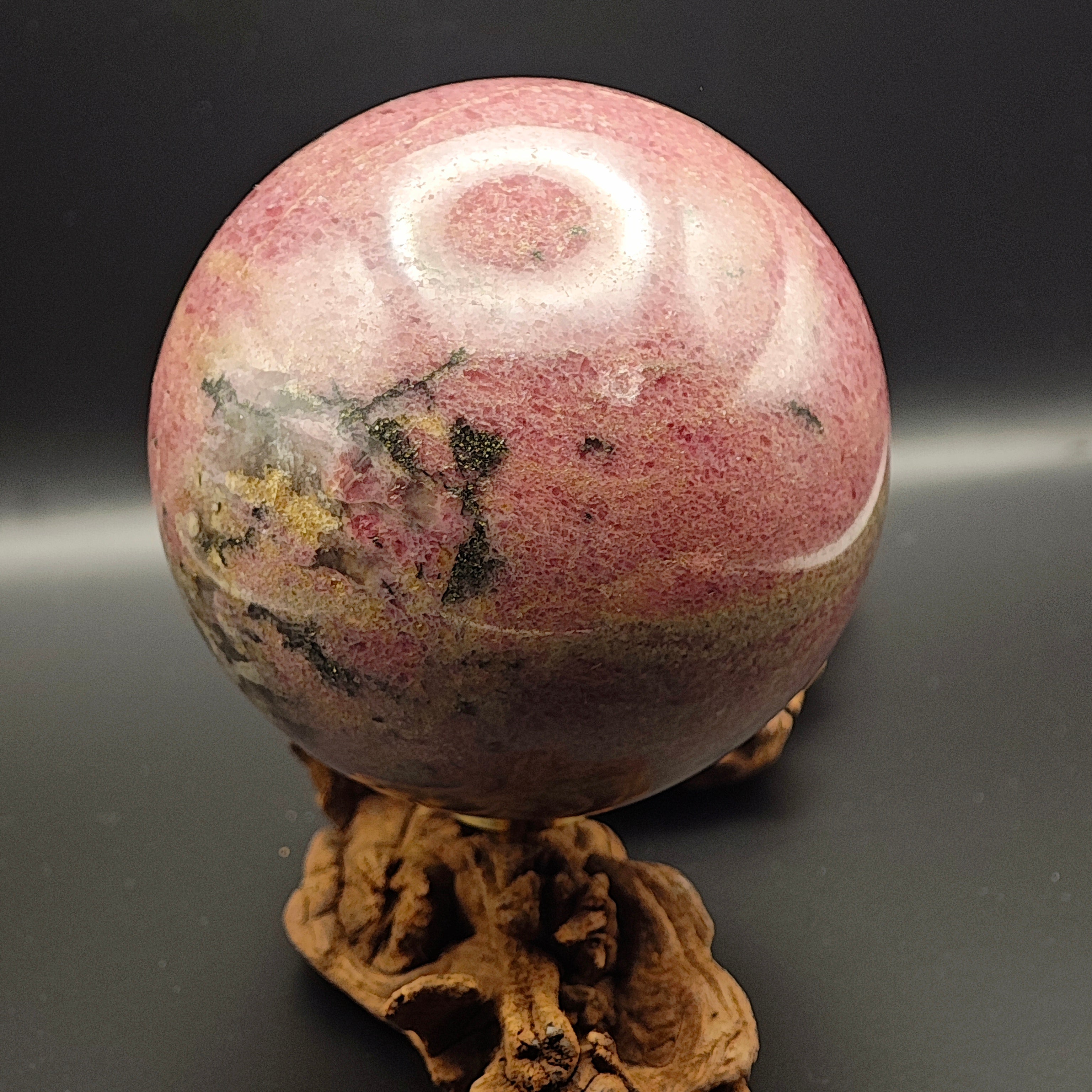 Sphère - Rhodonite - EXTRA - 793g - Oracles &amp; Lunes