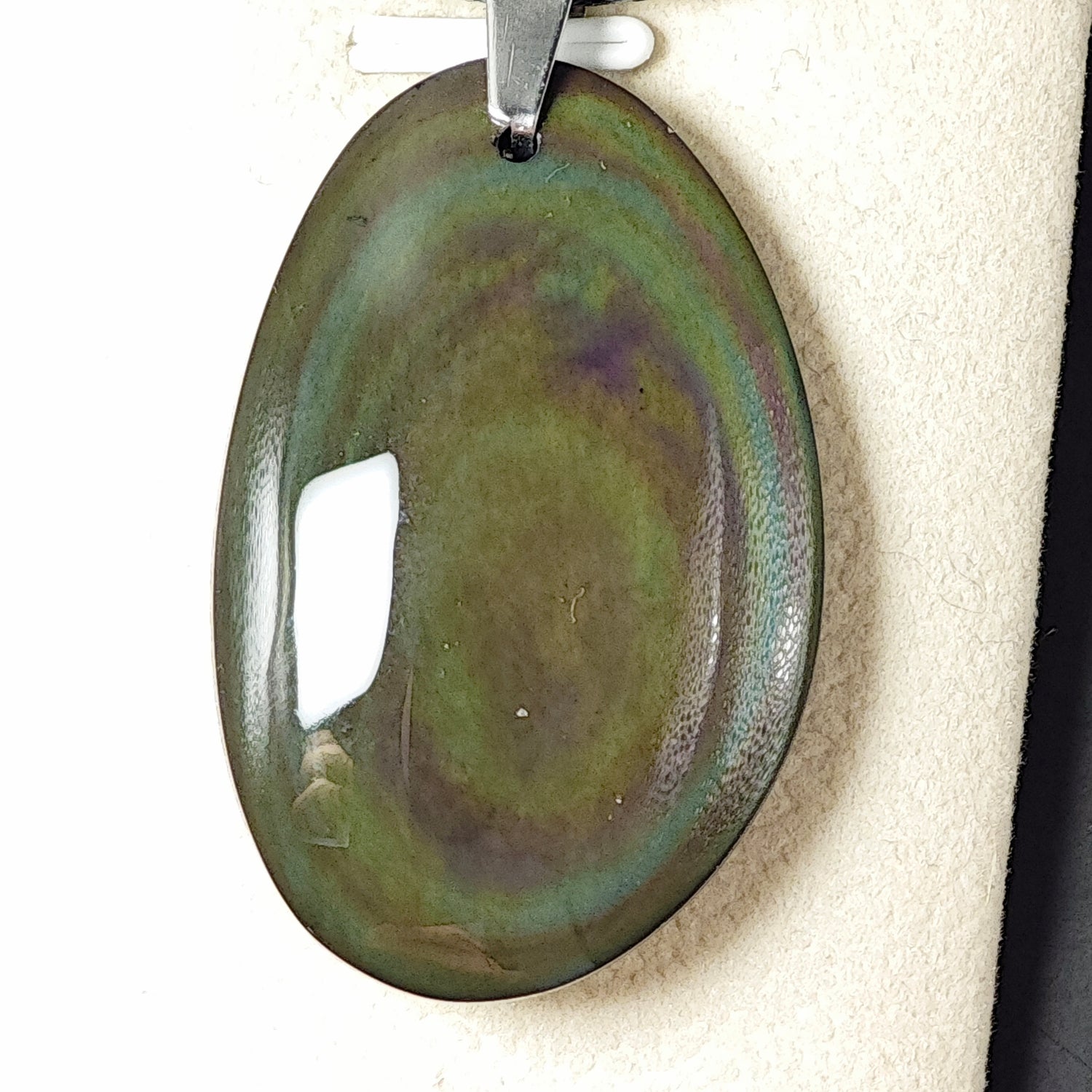 Pendentif - Obsidienne Arc-en-ciel - Oracles &amp; Lunes