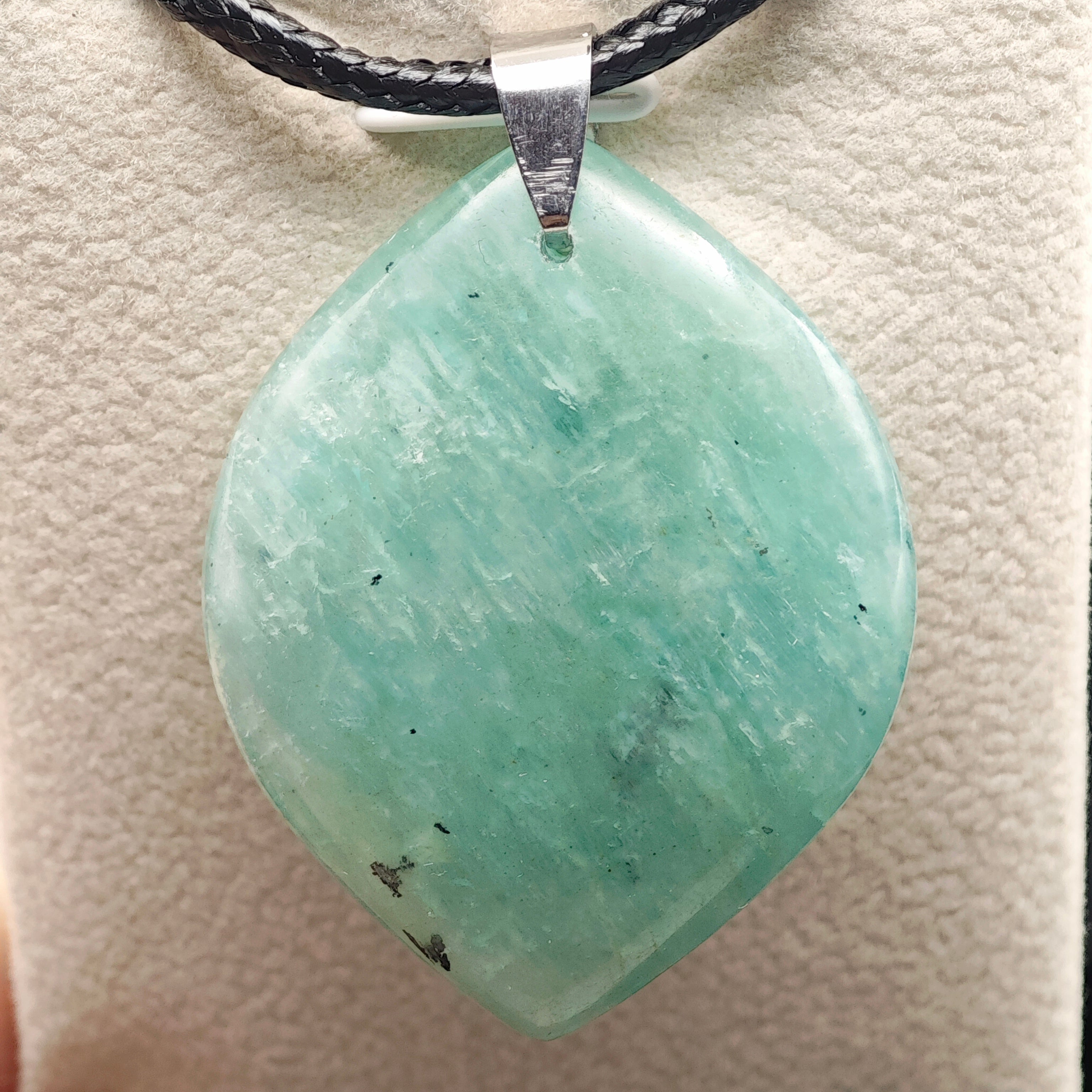 Pendentif Amazonite - AA - Forme Libre - Oracles &amp; Lunes