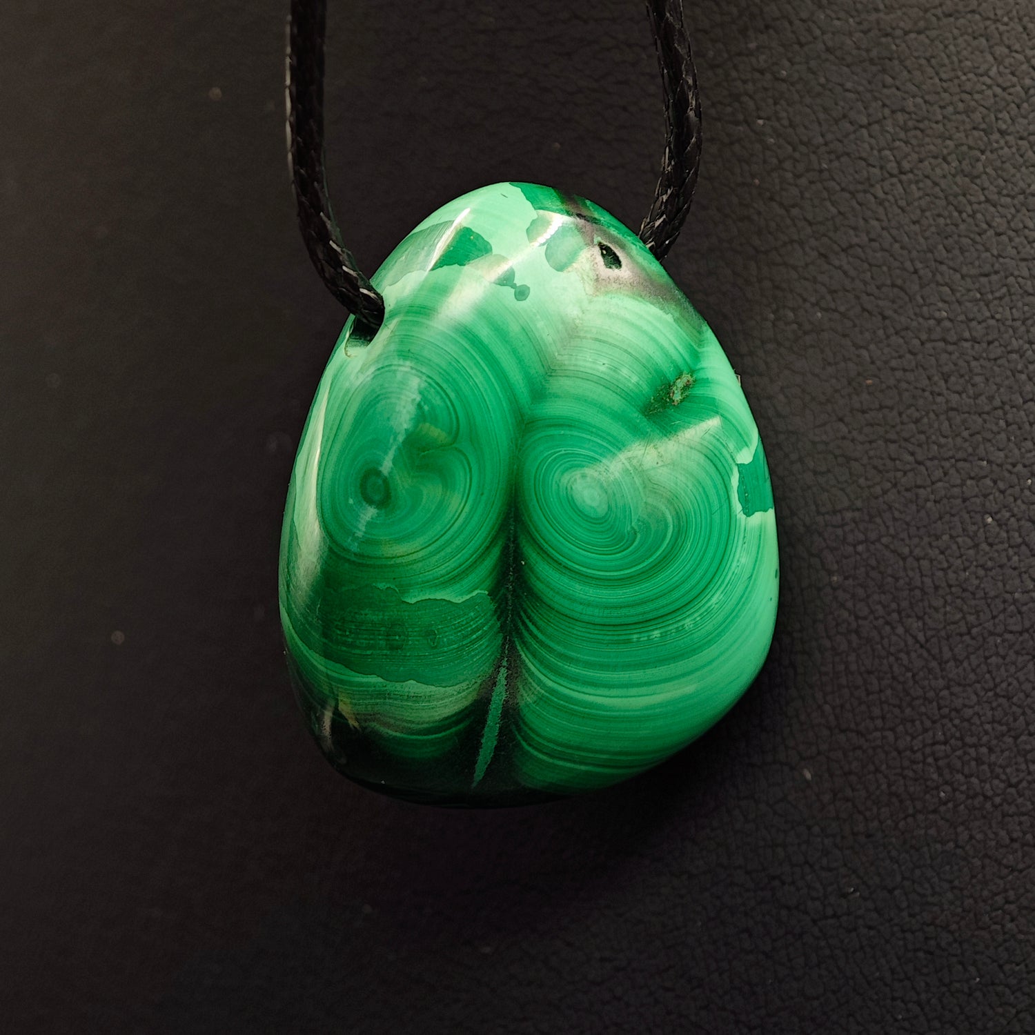 Pendentifs -Malachite - EXTRA - Sans Bellière - Oracles &amp; Lunes