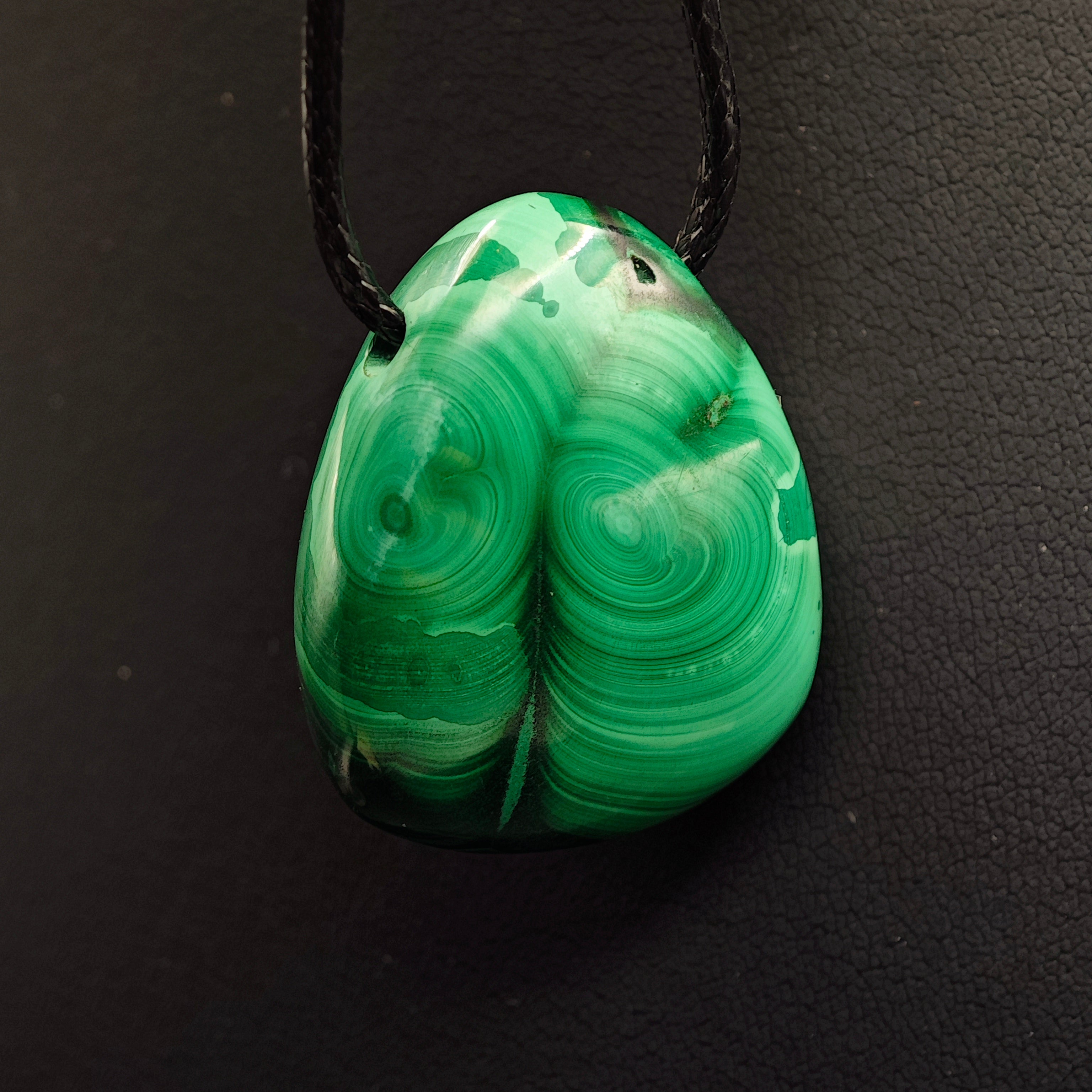 Pendentifs -Malachite - EXTRA - Sans Bellière - Oracles &amp; Lunes