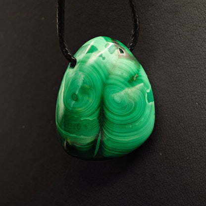 Pendentifs -Malachite - EXTRA - Sans Bellière - Oracles &amp; Lunes