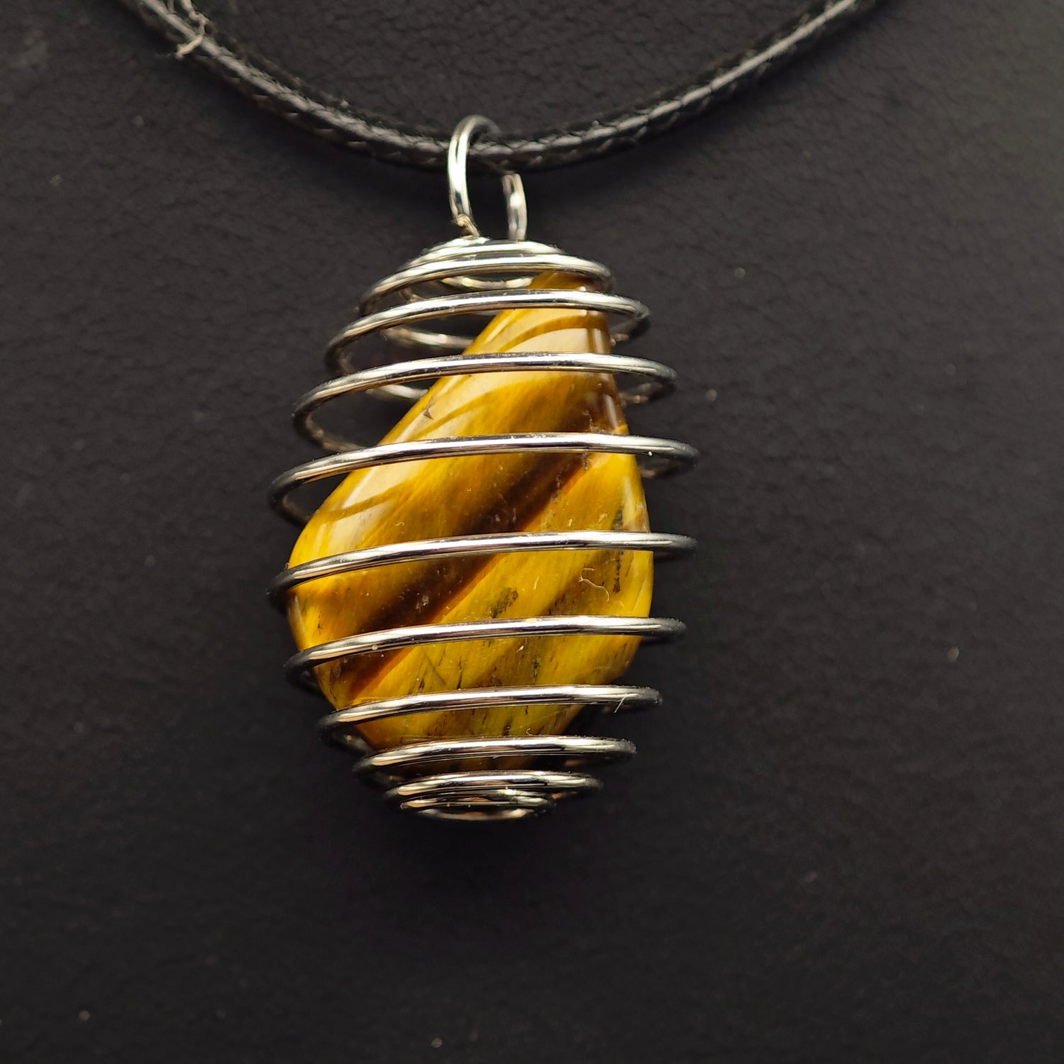 Pendentif Oeil de Tigre - Extra - Cage - Oracles &amp; Lunes