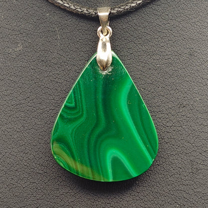 Pendentifs -Malachite - EXTRA - 30 x 25 mm - Oracles &amp; Lunes