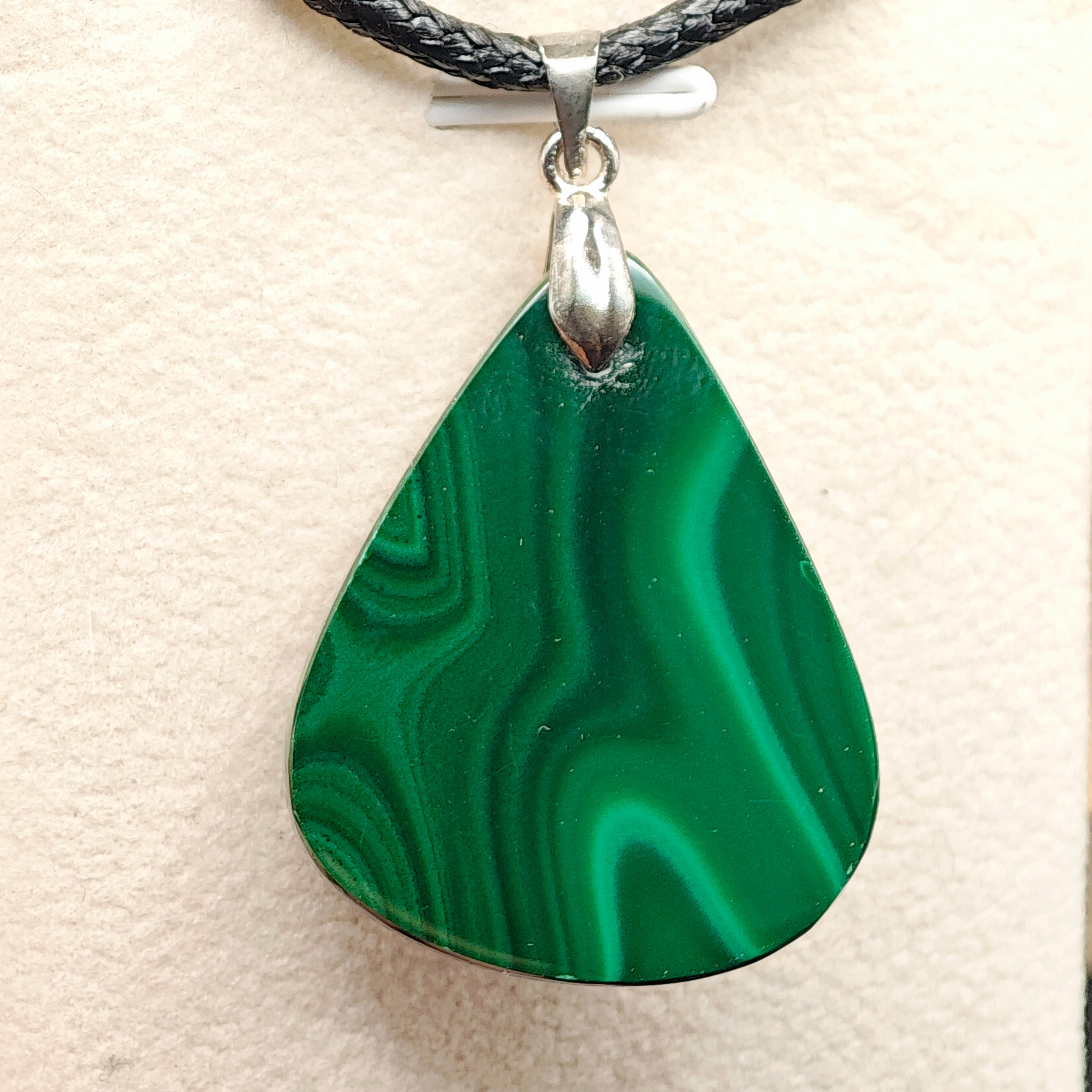 Pendentifs -Malachite - EXTRA - 30 x 25 mm - Oracles &amp; Lunes