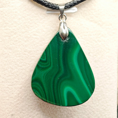 Pendentifs -Malachite - EXTRA - 30 x 25 mm - Oracles &amp; Lunes