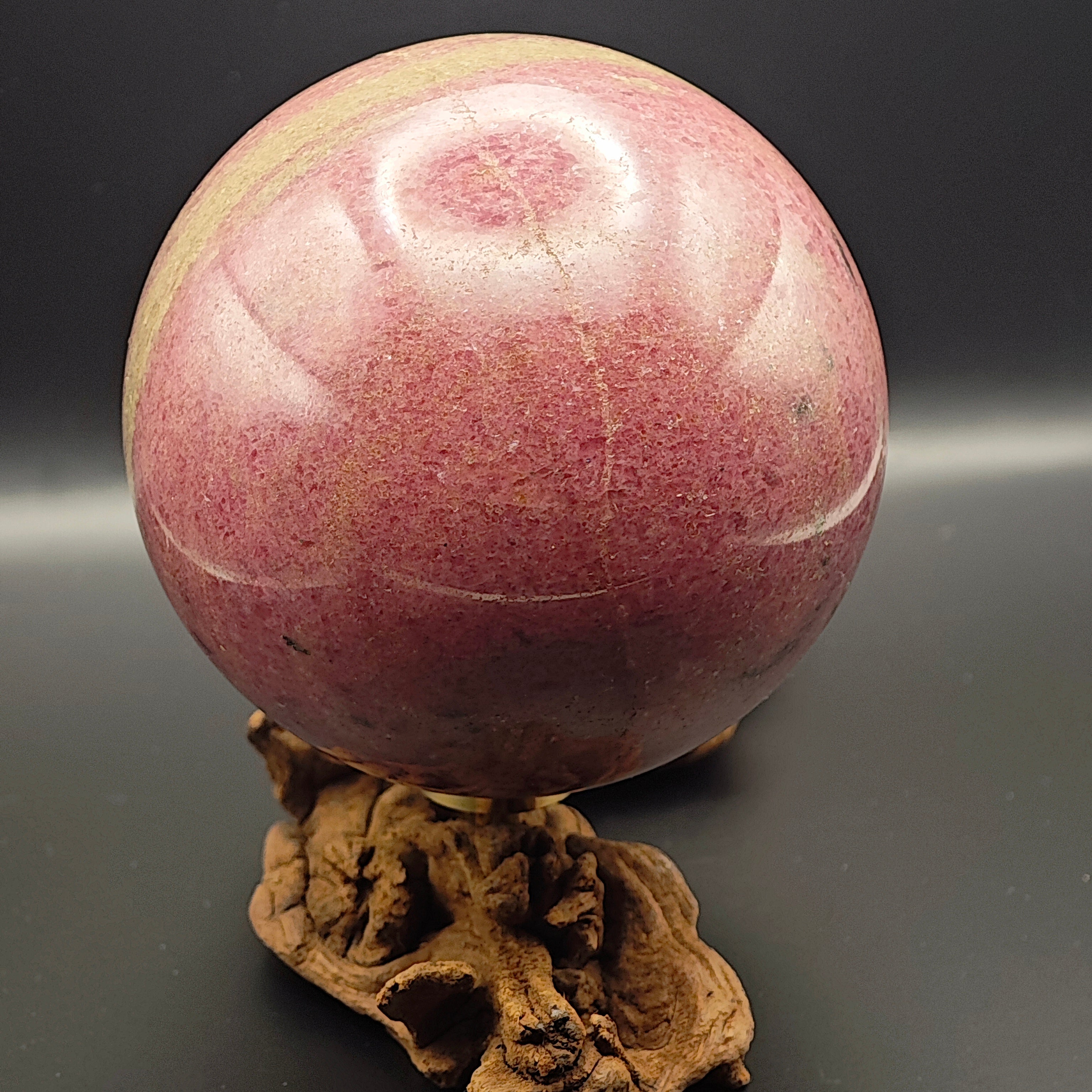 Sphère - Rhodonite - EXTRA - 793g - Oracles &amp; Lunes