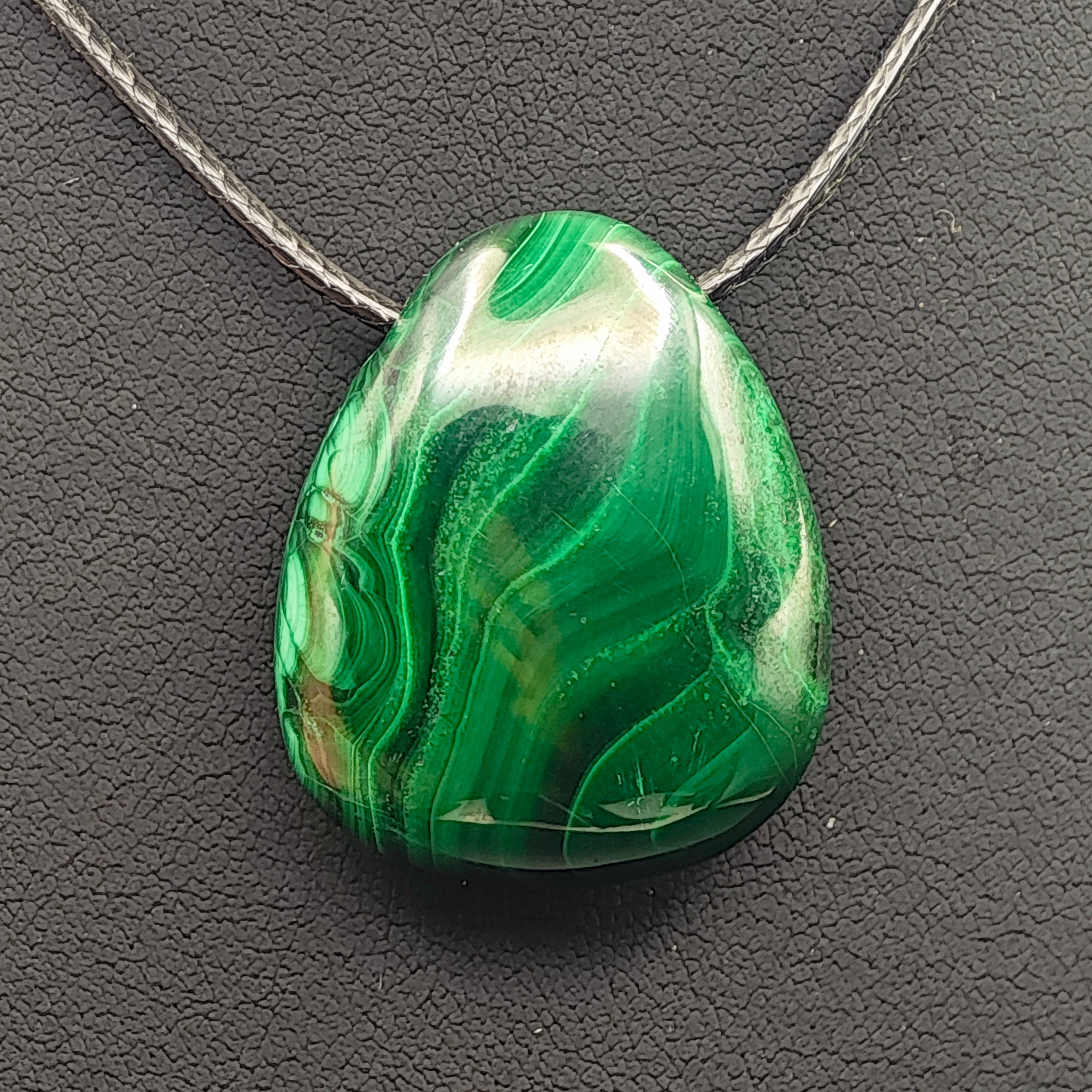 Pendentifs -Malachite - EXTRA - Sans Bellière - Oracles &amp; Lunes
