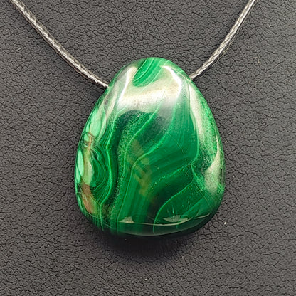 Pendentifs -Malachite - EXTRA - Sans Bellière - Oracles &amp; Lunes