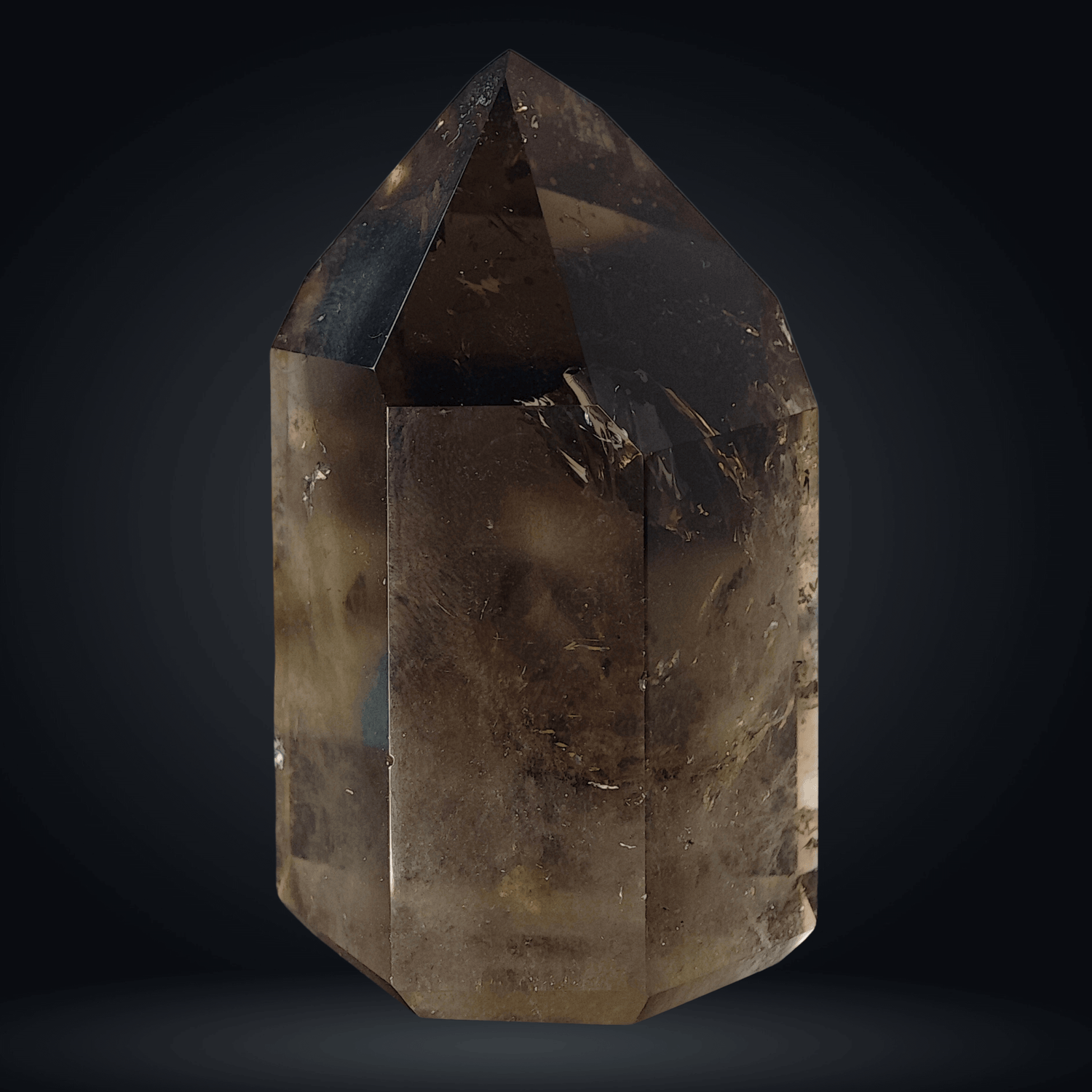 Pointes de quartz fumé au poids - Oracles &amp; Lunes