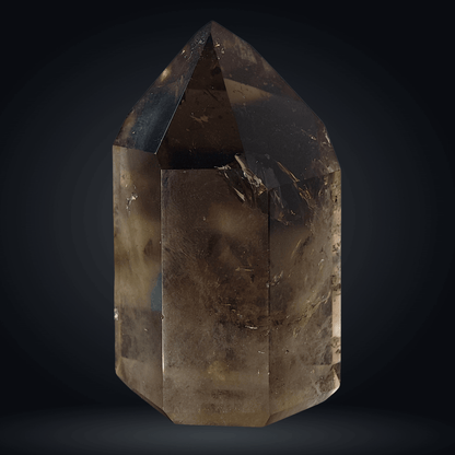 Pointes de quartz fumé au poids - Oracles &amp; Lunes