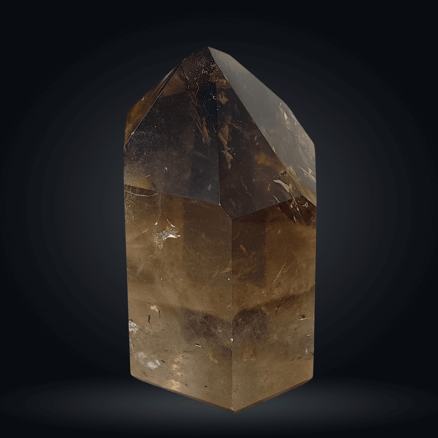 Pointes de quartz fumé au poids - Oracles &amp; Lunes