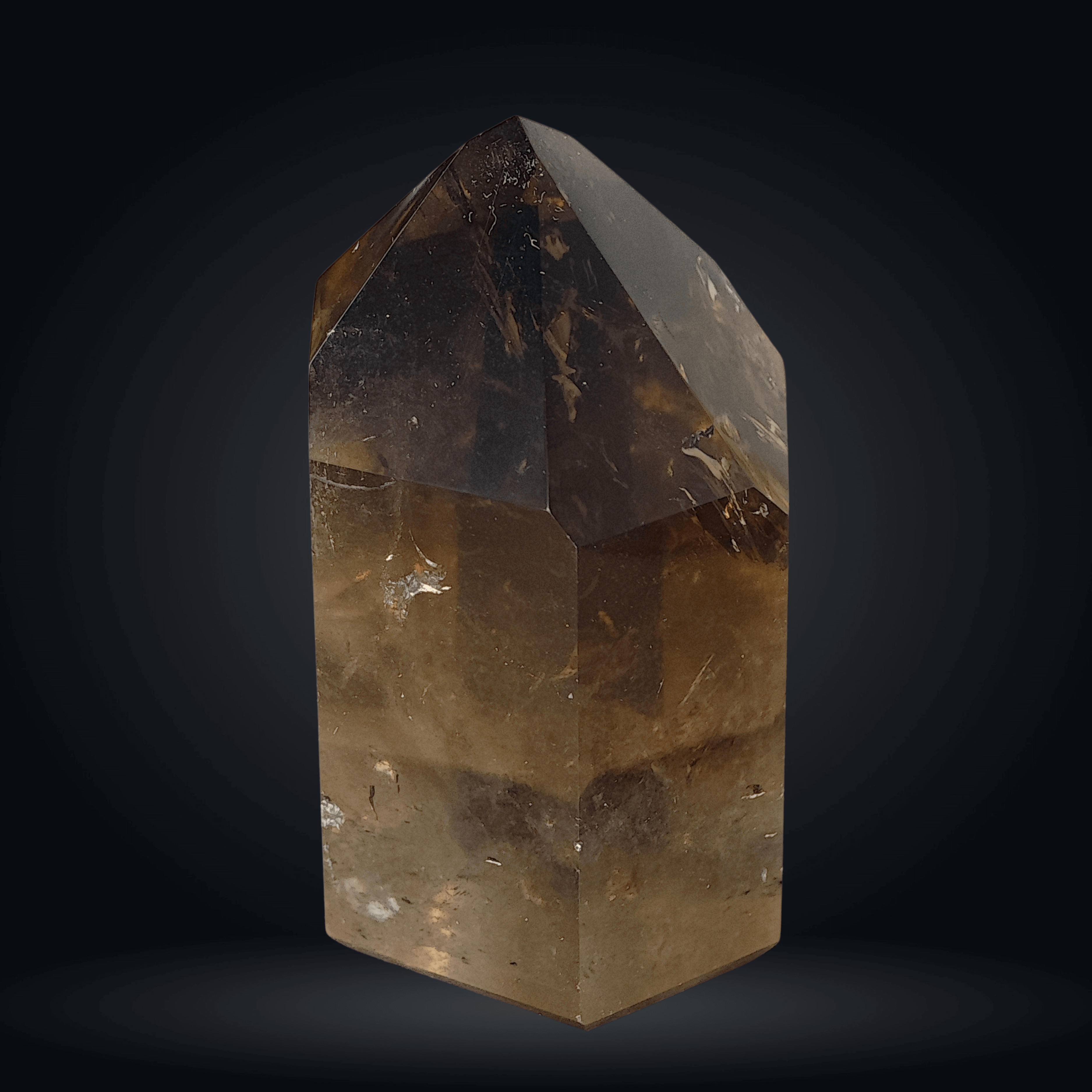 Pointes de quartz fumé au poids - Oracles &amp; Lunes