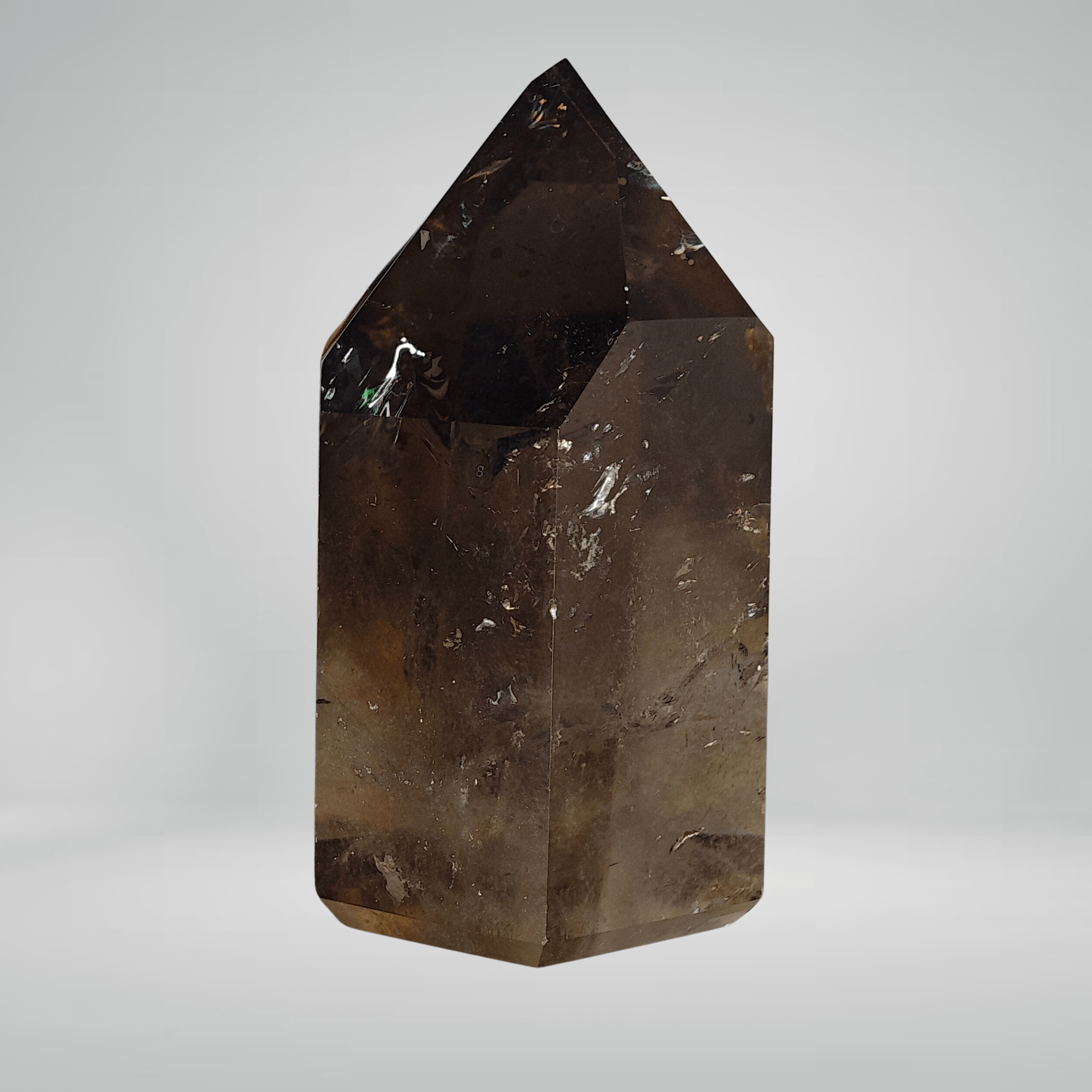 Pointes de quartz fumé au poids - Oracles &amp; Lunes