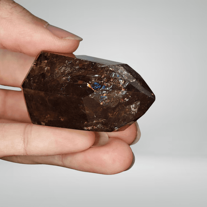 Pointes de quartz fumé au poids - Oracles &amp; Lunes